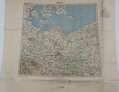 Carte - Europe - Berlin - Allemagne