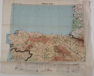 Carte - Europe - Aviation Bordeaux - Bilbao