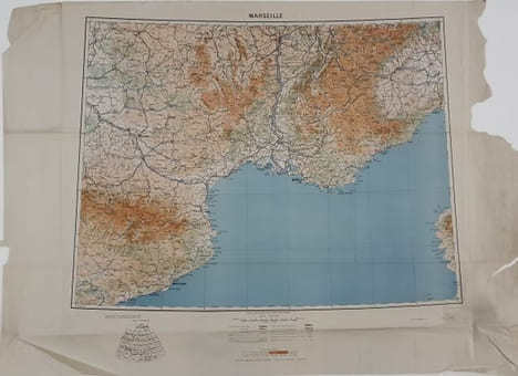 Carte - Europe - Marseille. undefined