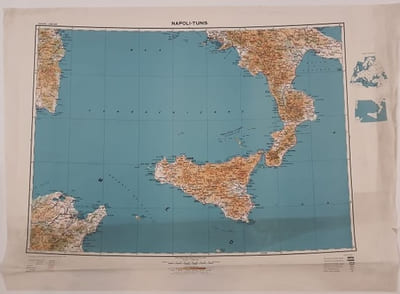Carte - Europe - Napoli - Tunis