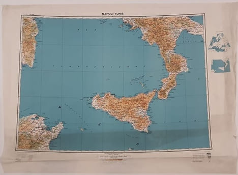 Carte - Europe - Napoli - Tunis. undefined