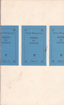Pierres du Hoggar - Poèmes. BLANGUERNON (Claude)