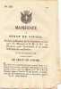 Manifeste du Sénat de Savoie portant publication de la Convention conclue entre Sa Majesté et S.M. le Roi des Français, pour. 