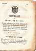 Manifeste du Sénat de Savoie portant publication du Traité d'Amitié, de Commerce et de Navigation, conclu le 29 octobre 1840, et. 