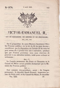 Victor-Emmanuel II, roi de Sardaigne, de Chypre et de Jérusalem