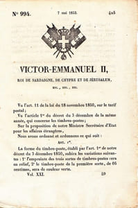 Victor-Emmanuel II, Roi de Sardaigne, de Chypre et de Jérusalem