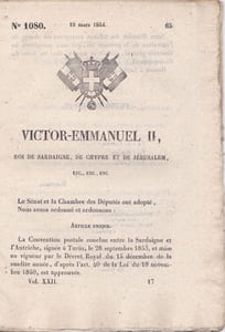 Victor-Emmanuel II, Roi de Sardaigne, de Chypre et de Jérusalem