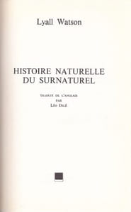 Histoire naturelle du surnaturel