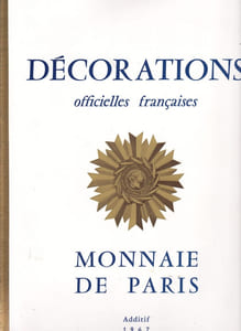 Décorations officielles françaises - Additif