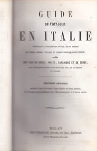 Guide du voyageur en Italie