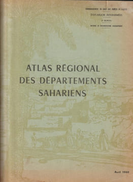 Atlas régional des départements sahariens. undefined