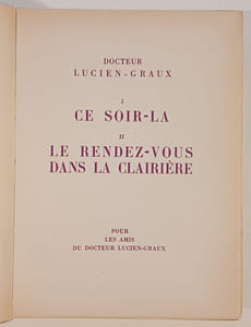 Ce soir-là - Le rendez-vous dans la clairière
