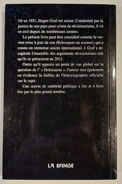 L'Holocauste Les arguments. GRAF (Jürgen.)