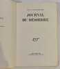 Journal du d&eacute;sordre. BLOCH-MICHEL (Jean) 