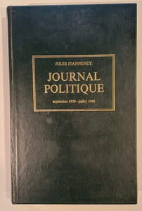 Journal politique septembre 1939-juillet 1942