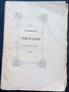 L'Abbaye de Ste Marie de Pignerol au Bourg de St Veran