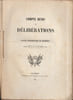 Compte-rendu des d&eacute;lib&eacute;rations du Conseil divisionnaire de Chamb&eacute;ry 1849-50-51 - 3 volumes. 