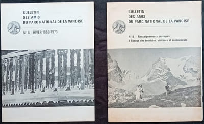 Bulletins du Parc de la Vanoise - Ensemble de 8 fascicules