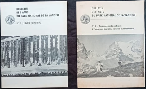Bulletins du Parc de la Vanoise - Ensemble de 8 fascicules. undefined