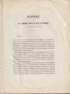 Organisation de l'oeuvre des métiers sur les fondations dont l'administration .... undefined