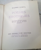 Poésies érotiques . Pierre Louys  - Berthommé Saint André 