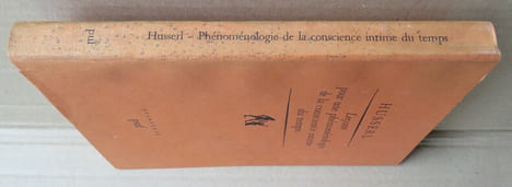 Leçons pour une phénoménologie de la conscience intime du temps.. HUSSERL Edmund.