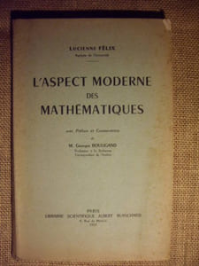 L'aspect moderne des mathématiques.