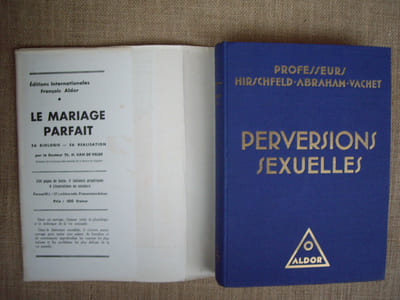 Perversions sexuelles, d'après l'enseignement du Docteur Magnus HIRSCHFELD.  
