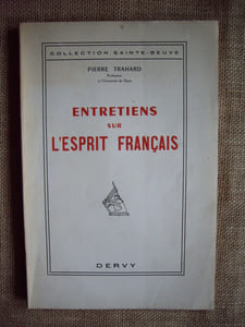 Entretiens sur l'esprit français.