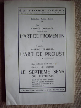 Entretiens sur l'esprit français.. TRAHARD Pierre.