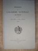 Mémoires de l'Académie Nationale de Metz, Lettres, Sciences, Arts et Agriculture. 2 volumes : CXIIe année - 6ème série - TOME XII - 1931 et CXIIIe ...