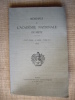 Mémoires de l'Académie Nationale de Metz, Lettres, Sciences, Arts et Agriculture. CXVIe année - 8ème série - TOME XVI - 1933.. 