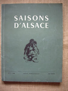 SAISONS D'ALSACE N° 1- 1950.