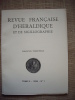 REVUE FRANCAISE D'HERALDIQUE ET DE SIGILLOGRAPHIE. TOME II - 1939 - N° 1.. Collectif