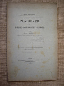 Plaidoyer en faveur des circonstances très atténuantes.