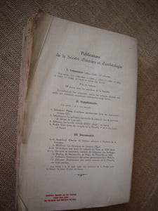 Annuaire de la Société d'histoire et d'archéologie de la Lorraine. 39ème année, Tome XXXV.