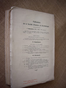 Annuaire de la Société d'histoire et d'archéologie de la Lorraine. 42ème année, Tome XXXVIII.