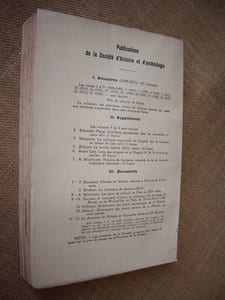 Annuaire de la Société d'histoire et d'archéologie de la Lorraine. 44ème année, Tome XL.