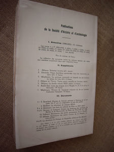 Annuaire de la Société d'histoire et d'archéologie de la Lorraine. 45ème année, Tome XLI.