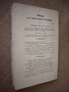 Annuaire de la Société d'histoire et d'archéologie de la Lorraine. 46ème année, Tome XLII.