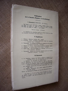 Annuaire de la Société d'histoire et d'archéologie de la Lorraine. 50ème année, Tome XLVI.