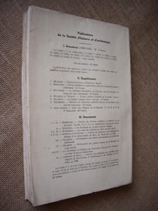 Annuaire de la Société d'histoire et d'archéologie de la Lorraine. 51ème année, Tome XLVII.