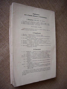 Annuaire de la Société d'histoire et d'archéologie de la Lorraine. 51ème année, Tome XLVII.. Collectif