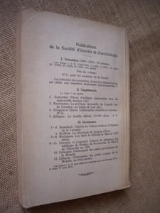 Annuaire de la Société d'histoire et d'archéologie de la Lorraine. 37ème année, Tome XXXIII.