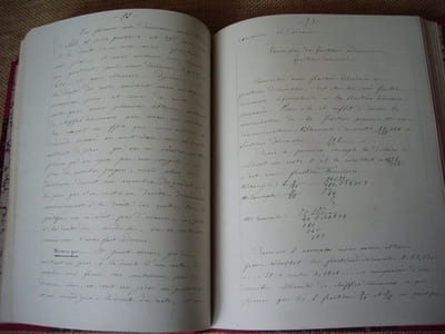 MATHEMATIQUES. Manuscrit.