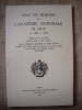 Table des Mémoires de l'Académie Nationale de Metz de 1904 à 1930, avec un répertoire alphabétique des pièces d'archives provenant de la Société ...
