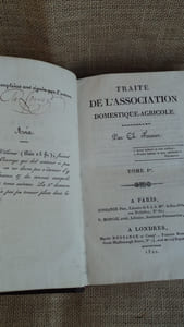 Traité de l'association domestique-agricole. (tome I seul).
