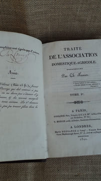 Traité de l'association domestique-agricole. (tome I seul).. FOURIER Ch.