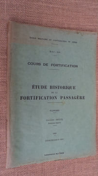 Cours de fortification. Etude historique de la fortification passagère. Volume de planches seul.. DRECQ (Capitaine, Professeur-Adjoint)