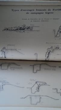 Cours de fortification. Etude historique de la fortification passagère. Volume de planches seul.. DRECQ (Capitaine, Professeur-Adjoint)